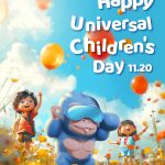 🎉🎈蓝色猩球拉姆猩陪你共度世界儿童日！🎈🎉